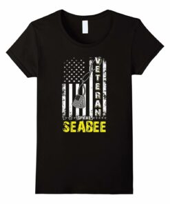 Navy Seabee Veteran American Flag Navy Seabee Veteran American Flag