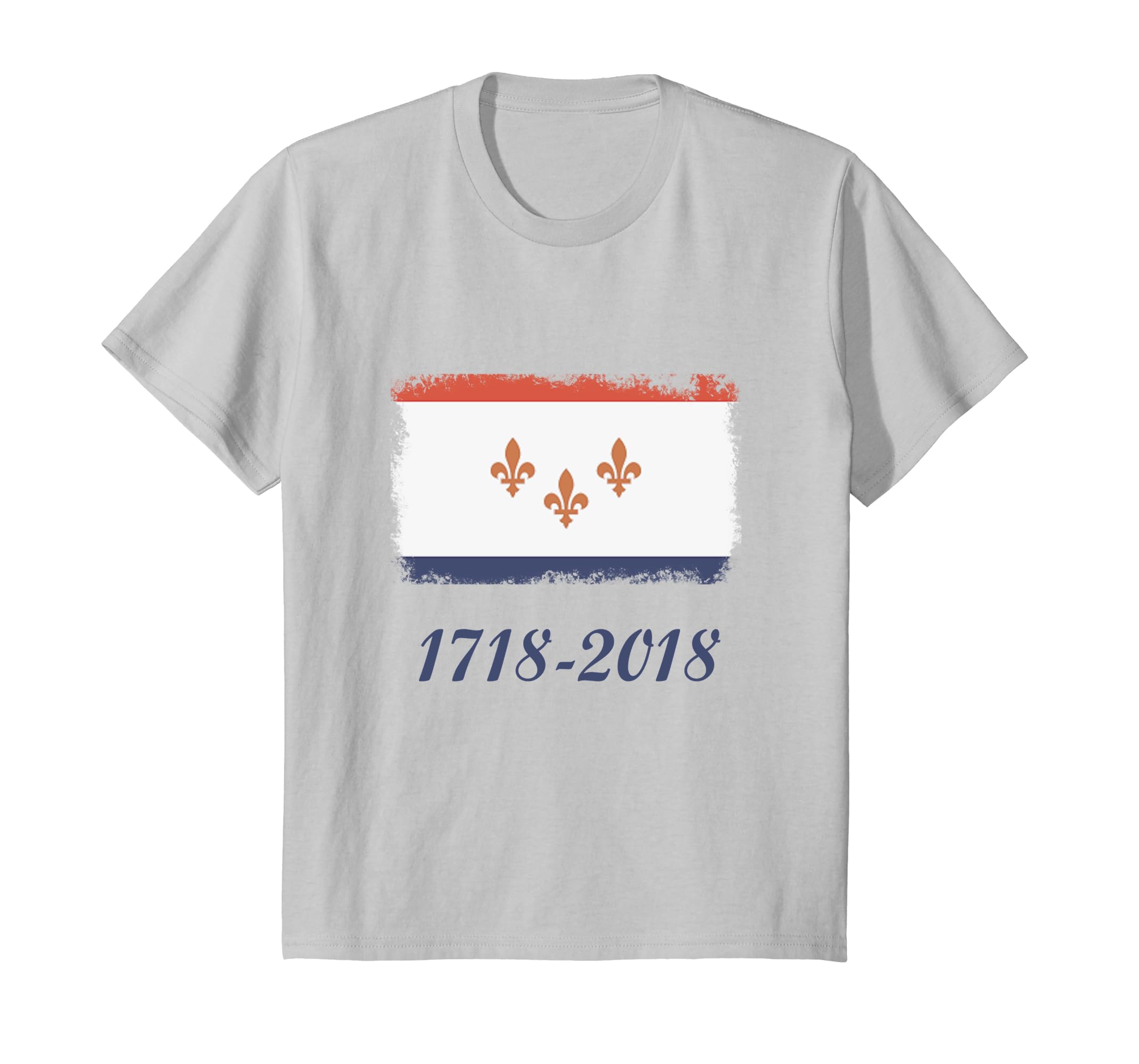 New Orleans Nola Louisiana Flag 2018 Tricentennial Tee Shirt New Orleans Nola Louisiana Flag 2018 Tricentennial Tee Shirt