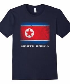 North Flag T Shirt Korea Asphalt North Flag T Shirt Korea Asphalt