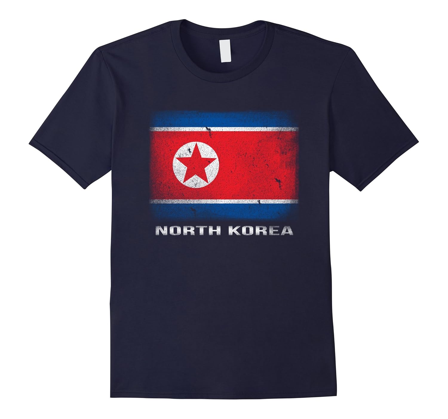 North Flag T Shirt Korea Asphalt North Flag T Shirt Korea Asphalt