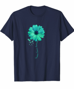 Ovarian Cancer Awareness Family T Shirt Survivor Pretty Gift Ovarian Cancer Awareness Family T Shirt Survivor Pretty Gift