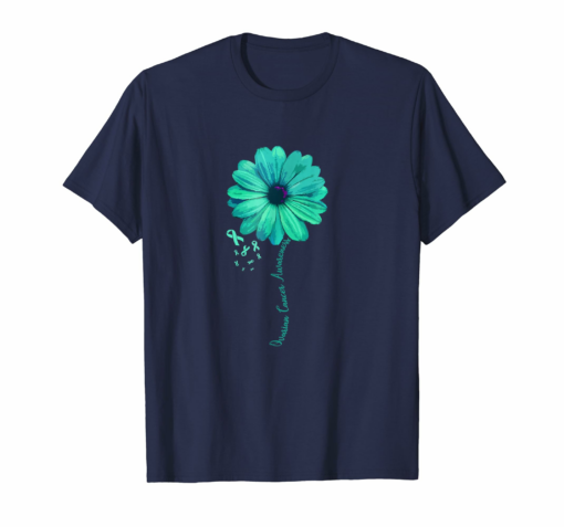 Ovarian Cancer Awareness Family T Shirt Survivor Pretty Gift