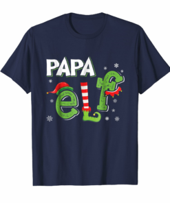 Papa Elf Christmas Family Matching T Shirt Papa Elf Christmas Family Matching T Shirt