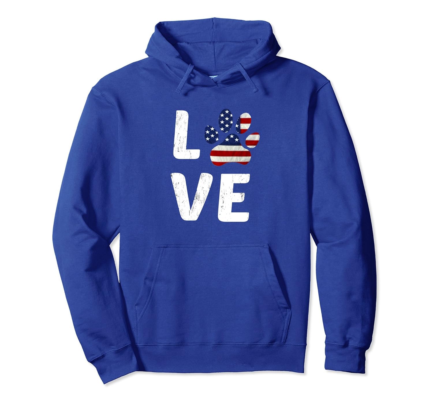 Patriotic American Flag Dog Love Paw Print Distressed Hoodie Patriotic American Flag Dog Love Paw Print Distressed Hoodie