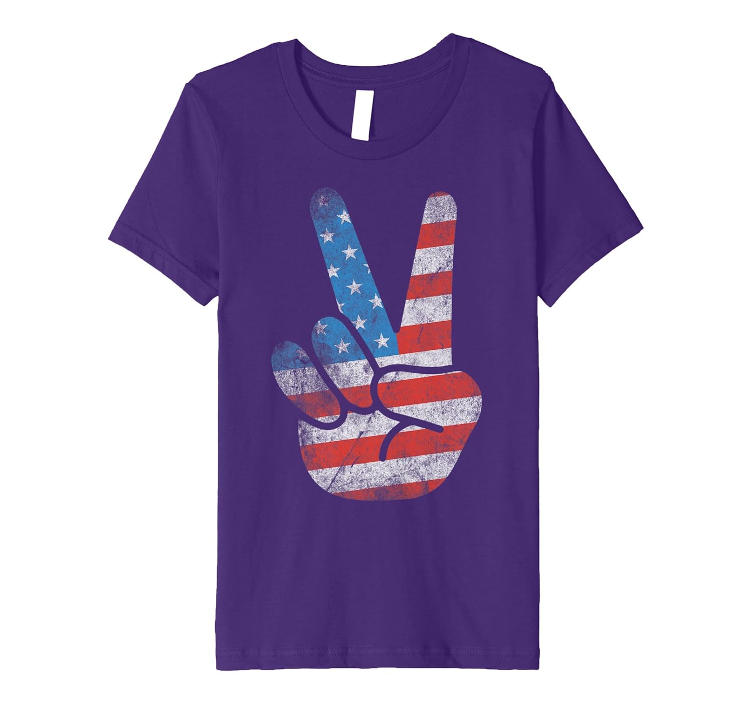 Patriotic Peace Sign Premium Shirt Usa Flag Patriotic Peace Sign Premium Shirt Usa Flag