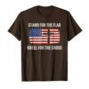 Patriotic Stand For The Flag Kneel For The Cross T Shirt