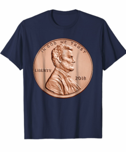 Penny Lincoln Usa Coin 1 Cent Tshirt America United States Penny Lincoln Usa Coin 1 Cent Tshirt America United States