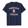 Perugia Italia Perugia Italy Italian Flag Tee Shirt