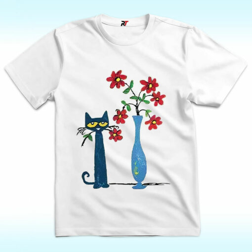 Pete The Cat Flower T Shirt