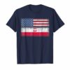 Polish American Flag T Shirt Poland Usa Polska Grown Roots