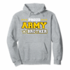 Proud Army Brother Hoodie Us Military Brother Family