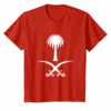 Proud Saudi Saudi Arabia Flag Arabic Gift Tshirt