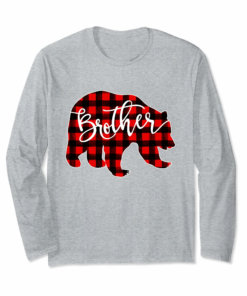 Red Plaid Brother Bear Shirt Matching Pajama Family Buffalo Red Plaid Brother Bear Shirt Matching Pajama Family Buffalo
