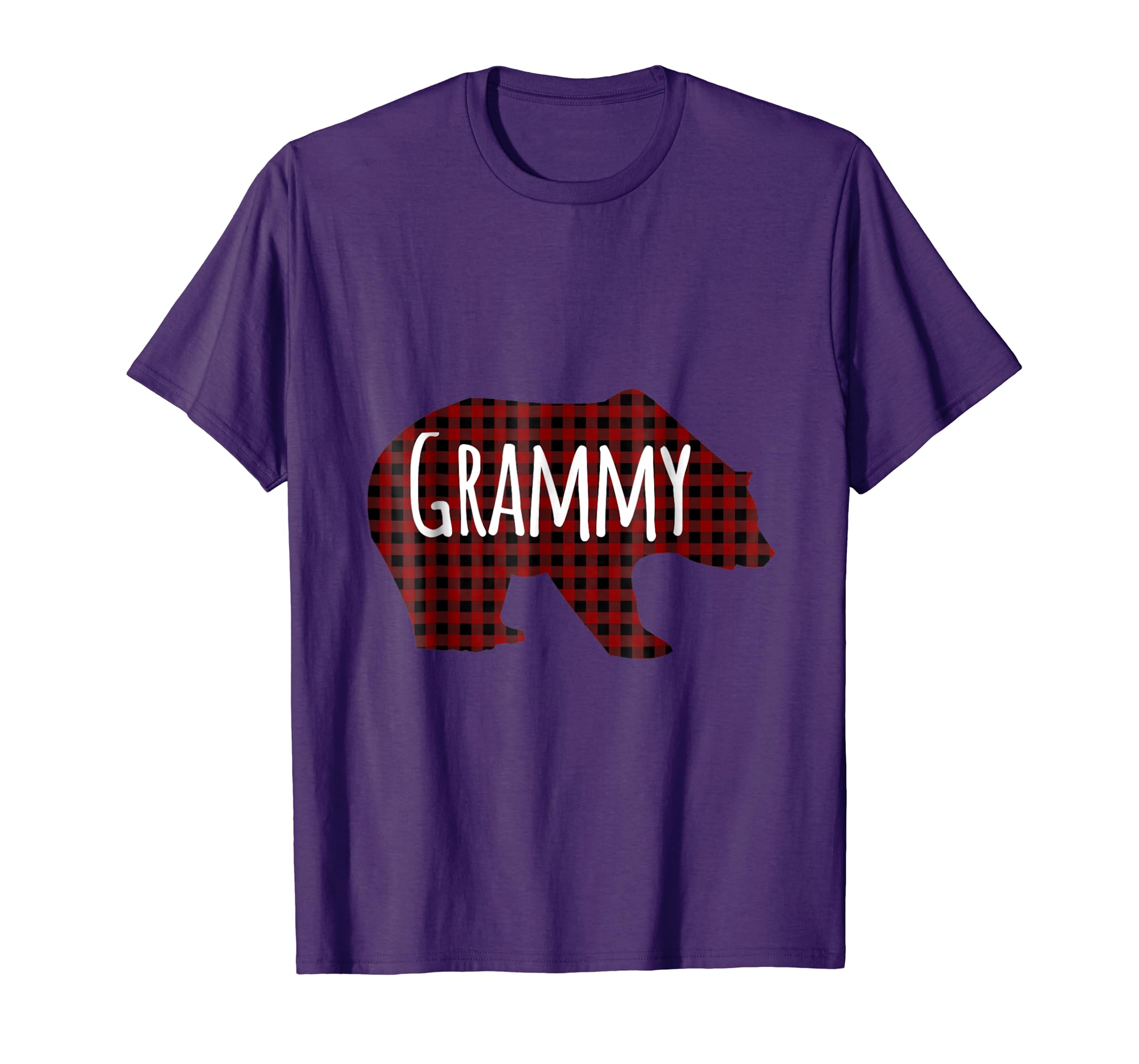 Red Plaid Grammy Bear Buffalo Matching Family Pajama T Shirt Red Plaid Grammy Bear Buffalo Matching Family Pajama T Shirt