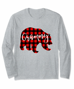 Red Plaid Grammy Bear Shirt Matching Pajama Family Buffalo Red Plaid Grammy Bear Shirt Matching Pajama Family Buffalo