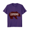 Red Plaid Grandma Bear Buffalo Matching Family Pajama Shirt
