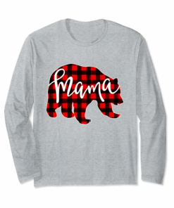 Red Plaid Mama Bear Shirt Matching Pajama Family Buffalo Mom Red Plaid Mama Bear Shirt Matching Pajama Family Buffalo Mom
