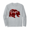 Red Plaid Papa Bear Shirt Matching Pajama Family Buffalo Dad