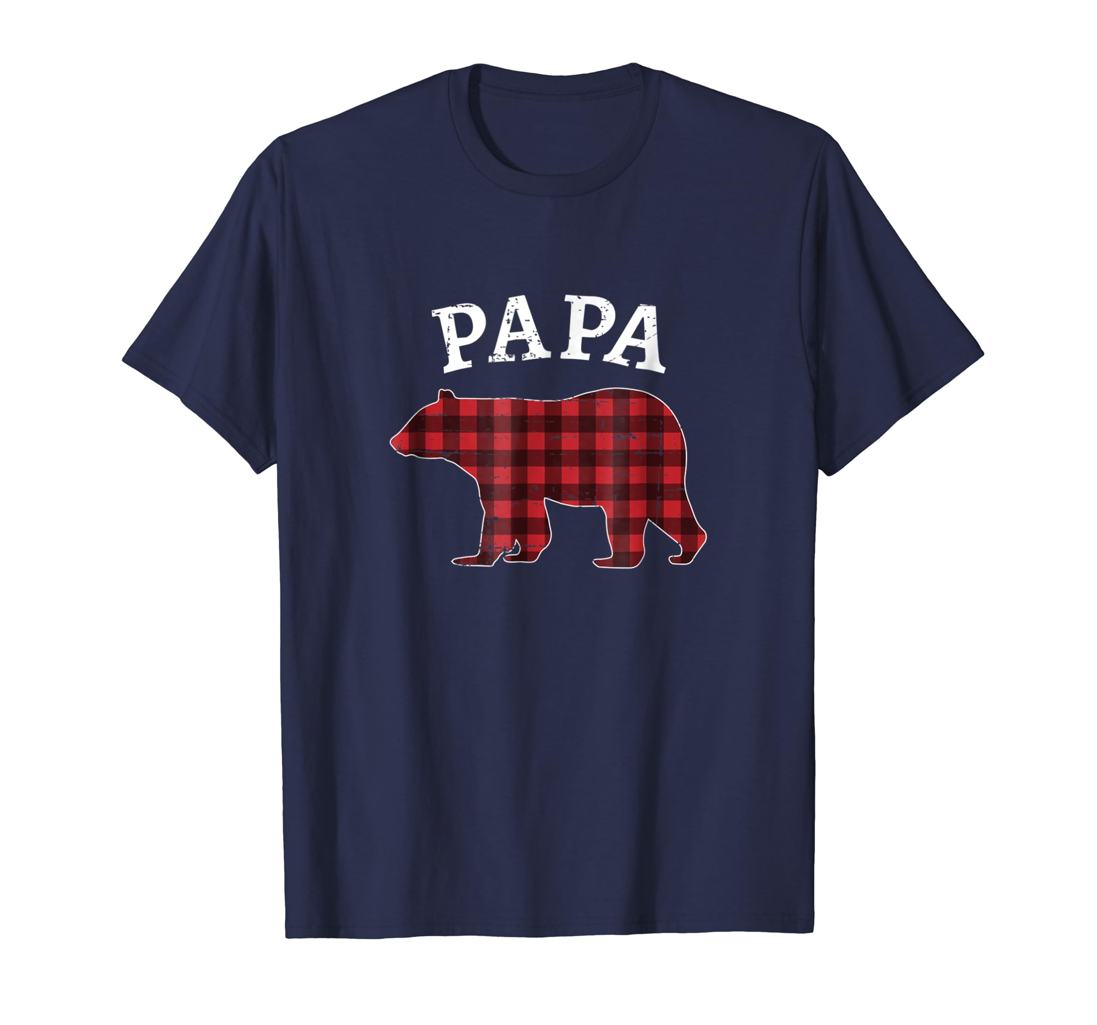 Red Plaid Papa Bear T Shirt Matching Family Gift Red Plaid Papa Bear T Shirt Matching Family Gift