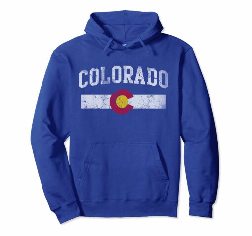 Retro Colorado Flag Hoodie