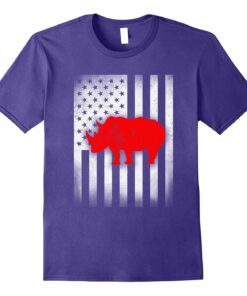 Rhino Shirt Us Flag Medium Rhino Shirt Us Flag Medium