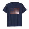 Rose Gold Usa Flag Cute T Shirt Gift Idea 4th Of July Tee