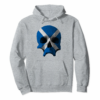 Scotland Flag Skull Scottish United Kingdom Hoodie