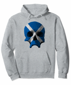 Scotland Flag Skull Scottish United Kingdom Hoodie Scotland Flag Skull Scottish United Kingdom Hoodie