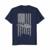 Scuba Diver Vintage Patriotic Flag T Shirt