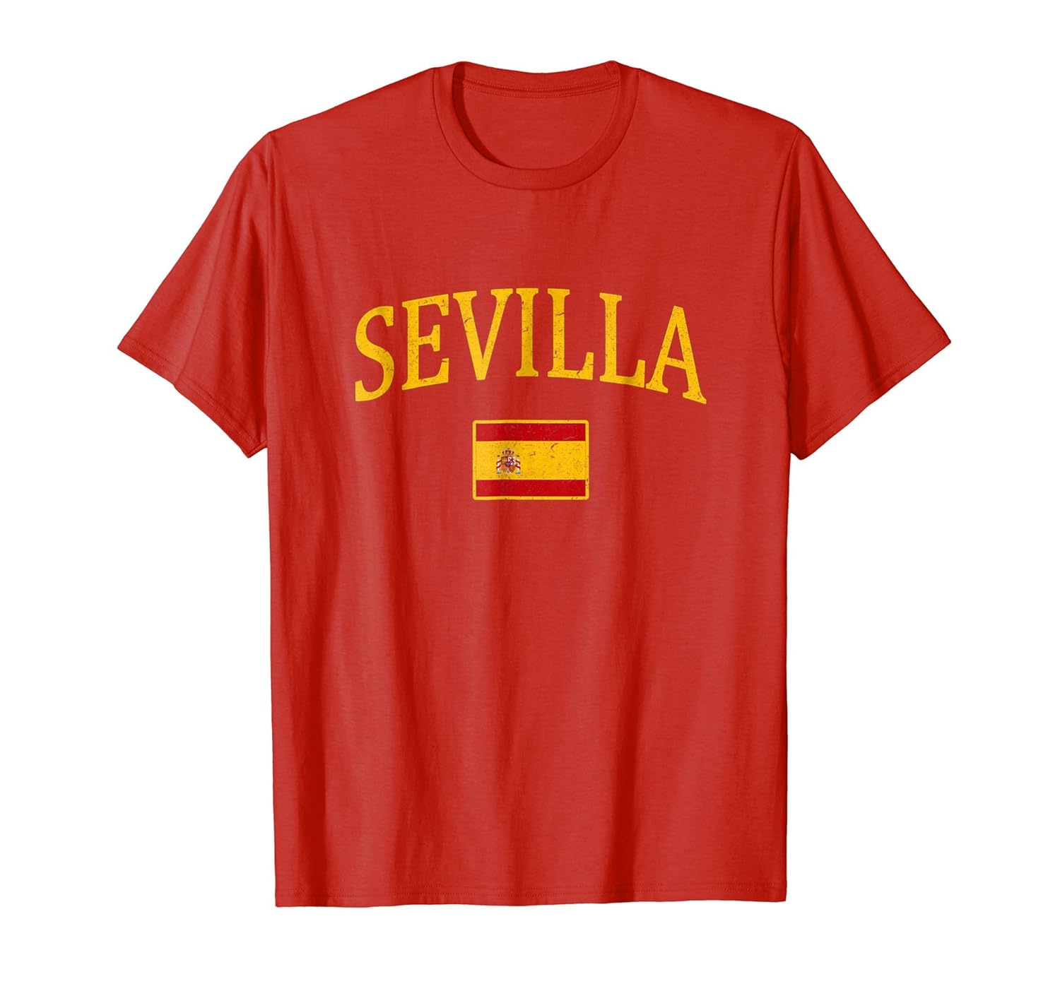 Seville Sevilla Spain T Shirt Spanish Flag Tourist Souvenir Seville Sevilla Spain T Shirt Spanish Flag Tourist Souvenir