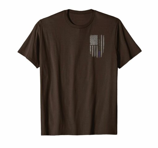 Sheriff Thin Blue Line American Flag Shirt