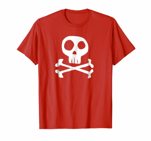Skull And Crossbones Pirate Jolly Rogers Flag T Shirt