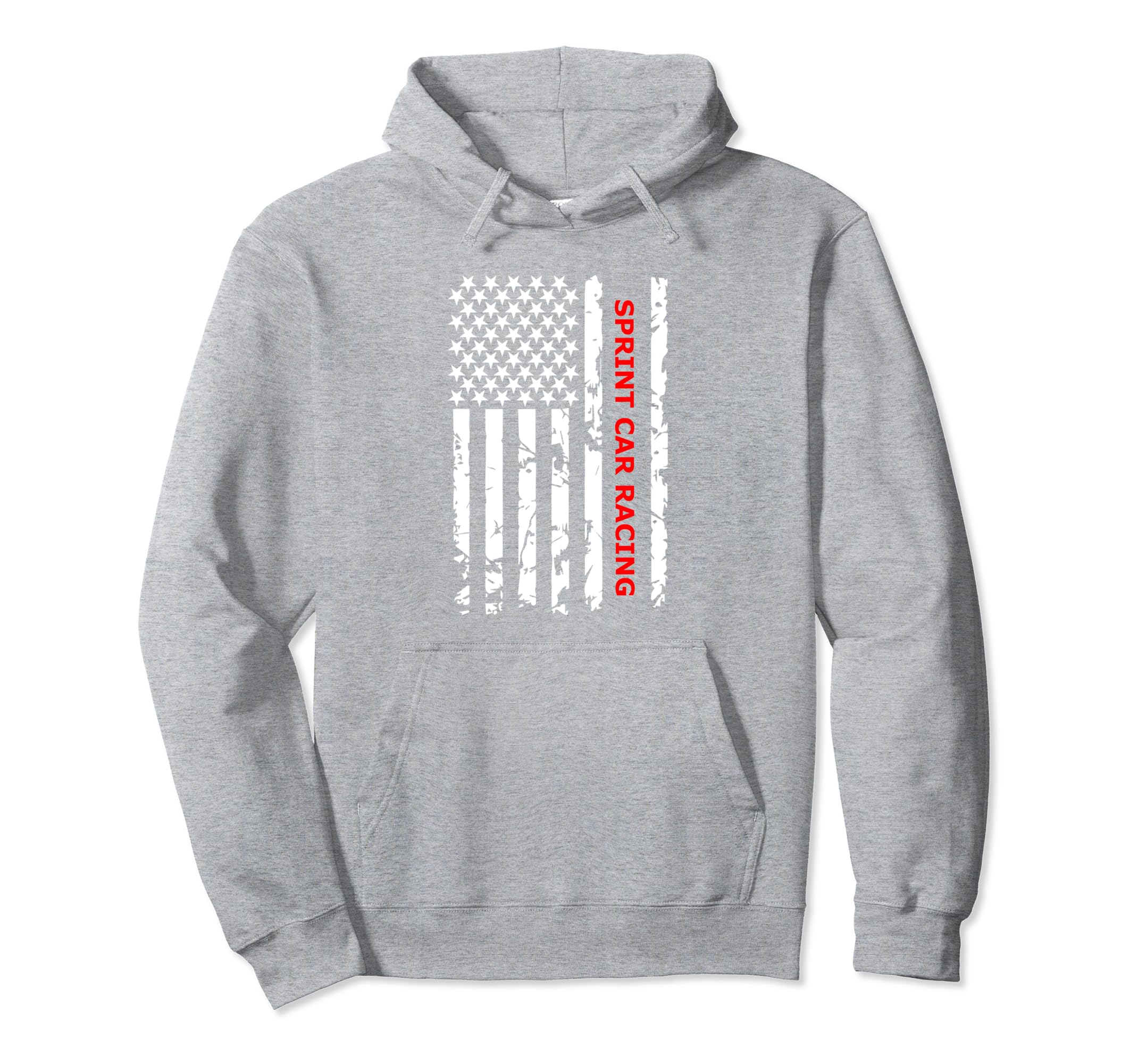 Sprint Car Racing Usa Flag Hoodie Sprint Car Racing Usa Flag Hoodie