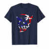 Srt Demon Dodge Logo Tshirt Flag For Men