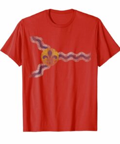 St Louis Missouri Flag T Shirt St Louis Missouri Flag T Shirt