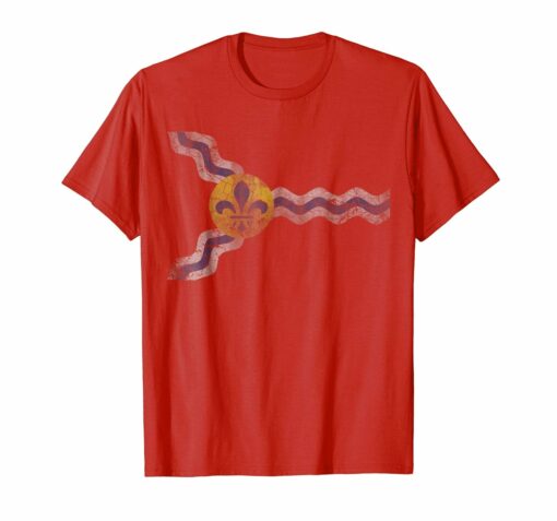 St Louis Missouri Flag T Shirt