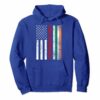 St Patricks Day Firefighter Irish American Flag Hoodie