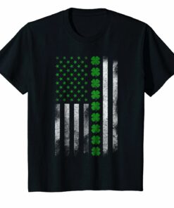 St Patricks Day Irish American Flag T Shirt St Patricks Day Irish American Flag T Shirt