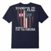 Stand Flag Kneel Cross Patriotic