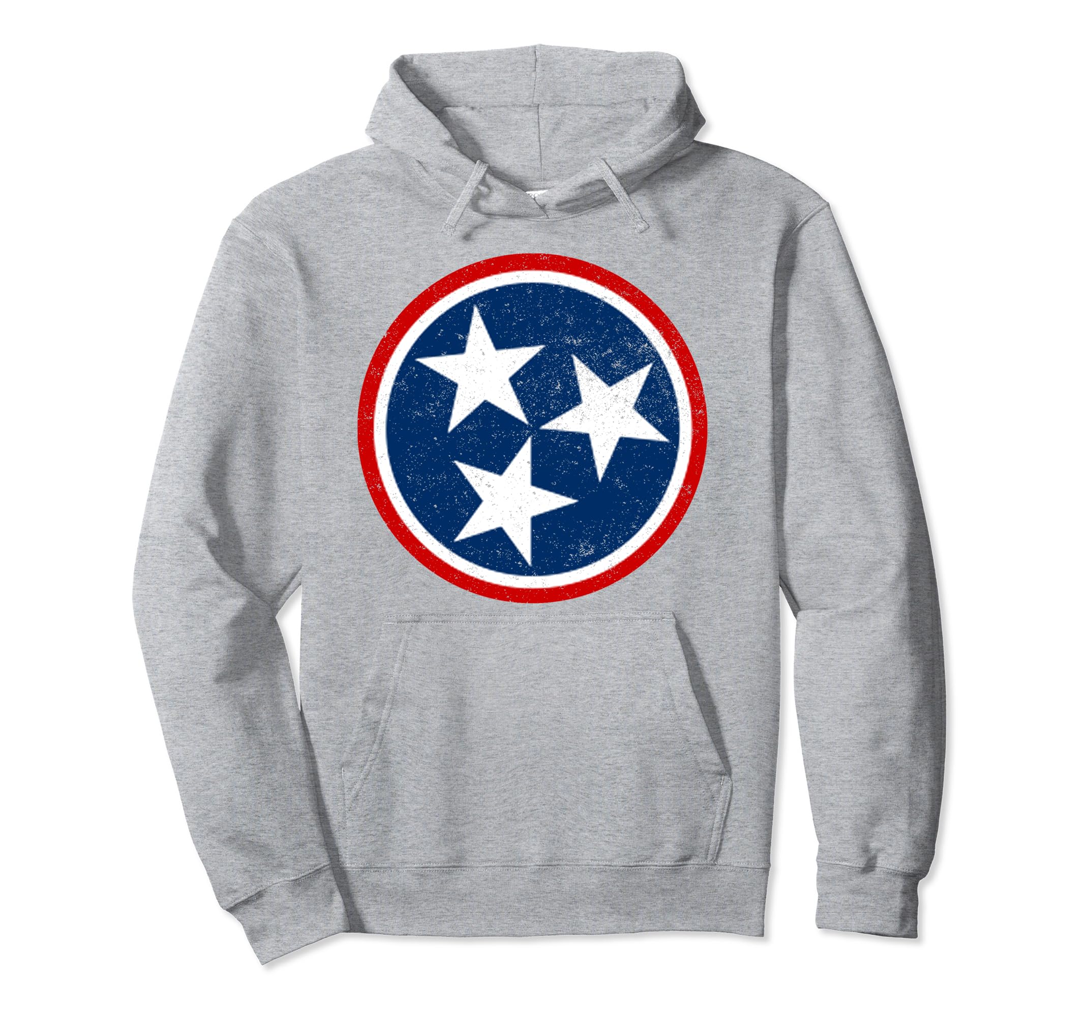 Tennessee Volunteer State Distressed Tristar Flag Hoodie Tennessee Volunteer State Distressed Tristar Flag Hoodie