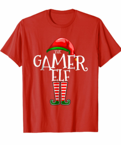 The Gamer Elf Funny Christmas Tshirt Gift Matching Family The Gamer Elf Funny Christmas Tshirt Gift Matching Family
