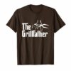 The Grillfather Funny Bbq Dad Bbq Grill Dad Grilling T Shirt