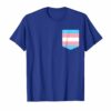 Transgender Pride Flag Shirt Lgbt Pride Pocket Print