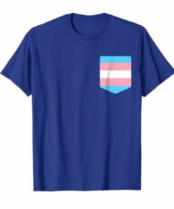 Transgender Pride Flag Shirt Lgbt Pride Pocket Print Transgender Pride Flag Shirt Lgbt Pride Pocket Print