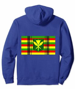 Tribal Kanaka Maoli Hawaiian Flag Pullover Hoodie Tribal Kanaka Maoli Hawaiian Flag Pullover Hoodie