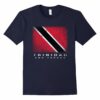 Trinidad Tobago Flag T Shirt Black