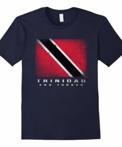 Trinidad Tobago Flag T Shirt Black Trinidad Tobago Flag T Shirt Black