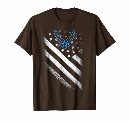 Us Air Force American Flag Tshirt