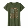 Us Army Flag Infantry Ranger T Shirt Camouflage Brown