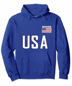 Usa Flag Boxing Hoodie Pocket Equipment Jacket For Boxer Usa Flag Boxing Hoodie Pocket Equipment Jacket For Boxer